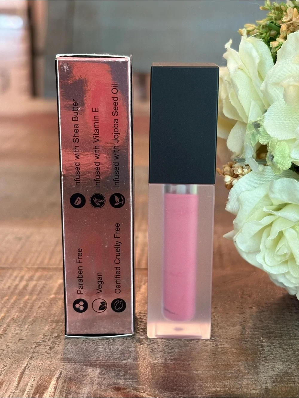 New REALHER Matte LIQUID LIPSTICK in I AM BRILLIANT {Pink Mauve}